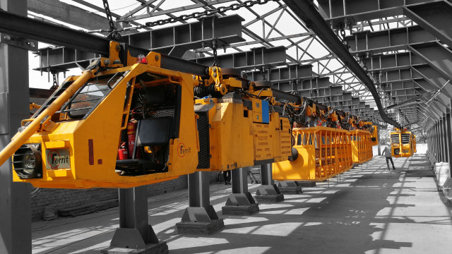 Ferrit’s monorail system leads the way in suspended transport for mining