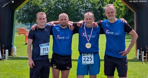 1. místo ve štafetě na Jistebnickém VH půlmaratonu pro tým FERRIT