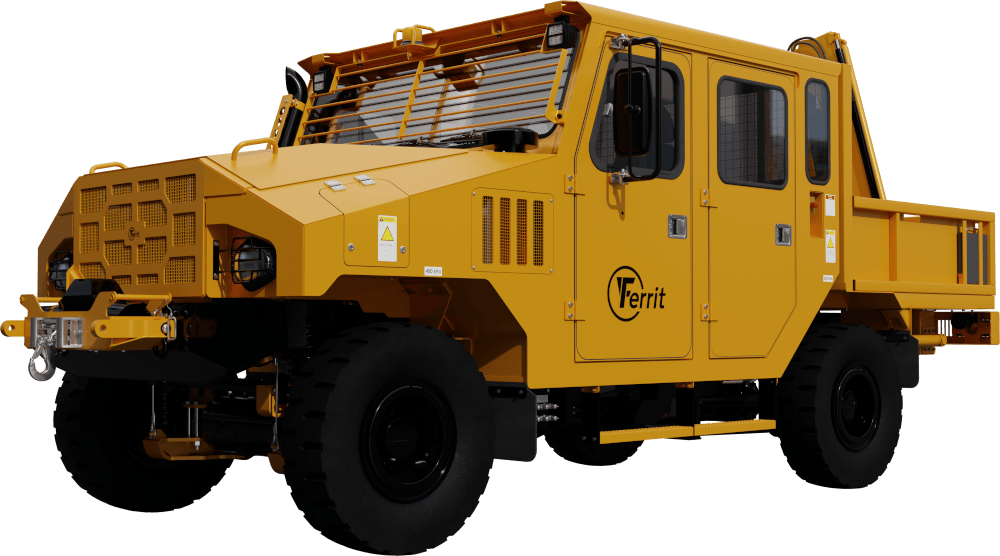 PLATAFORMA COM BRAÇO DE MANIPULAÇÃO NDVU-PR01F